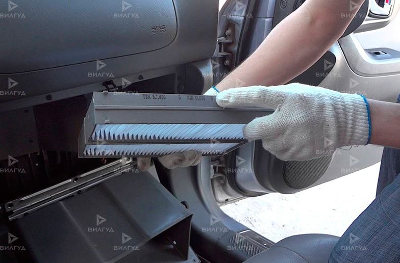 Замена салонного фильтра Hyundai Veracruz в Набережных Челнах